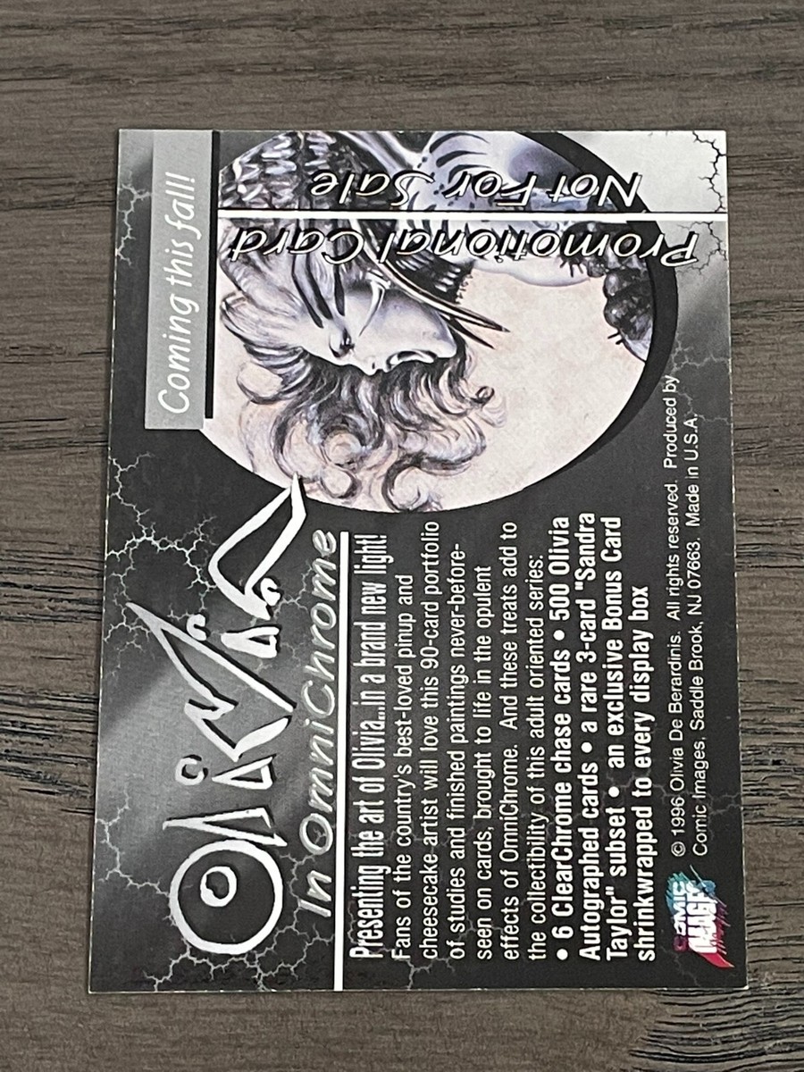 1996 Comic Images Olivia in Omni Chrome Promo Card | eBay 1996 Comic Images Olivia in Omni Chrome Promo Card | eBay