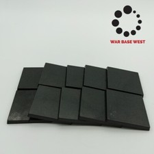 Lot Of 10 40mm Square Bases Used For Warhammer Fantasy Large Infantry  Swarms