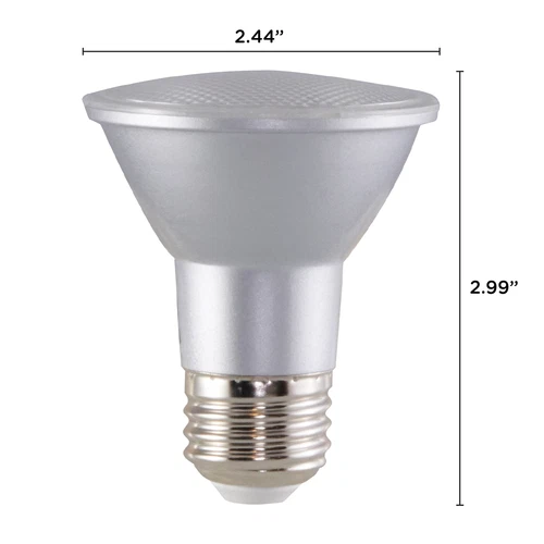 LED Reflector 6.5W =50W PAR20 Narrow Flood Medium E26 Dimmable 2700K Warm White - Picture 2 of 13
