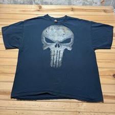 Mad Engine Marvel Comics The Punisher Skull Antihero Graphic T-Shirt - Size 2XL
