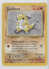 Sandshrew Pokemon Legendary Collection #91 2002 on eBay