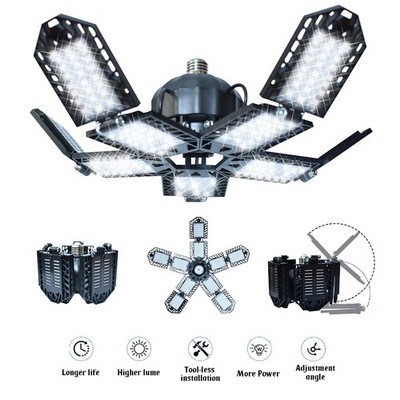 LED Garage Light 1000W 99000000LM Bright Work Shop Ceiling Light Deformable Bulb