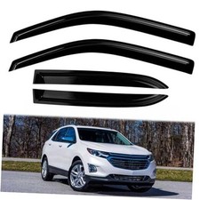 4PCs Rain Guards for 18-24 Chevy Equinox Window Visors fit 2018 2019 2020 2021