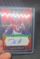 2023 Select Draft Picks - X-Factor Signatures Jadon Haselwood #XS-JHA Red Prizm 