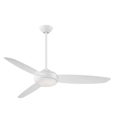 Minka Aire Concept IV 54"  - White 3-Blade Remote Control - Picture 2 of 5