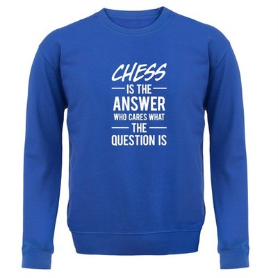Chess Is The Answer - Kids Hoodie / Sweater - Player Gambit Board Pieces Rook