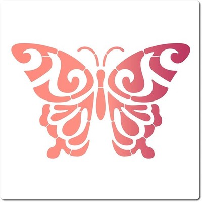 12''X12''Butterfly Stencil Mandala Pattern Templates Reusable Templates Plastic...