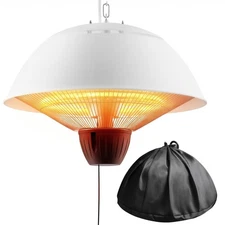 Danluke Electric Outdoor Heater, 1500W Hanging Ceiling Mounted Infrared Patio