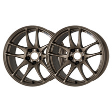 Work Emotion Cr Kiwami 5x100 18x9.530 Bronze Pair 2 Rims Wheels For Frs Brz