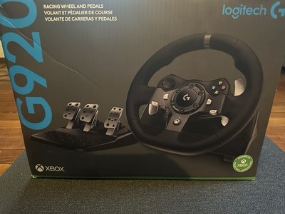 Logitech G920 Racing Wheel for Xbox One, Dual-Motor Force Feedback, Leather