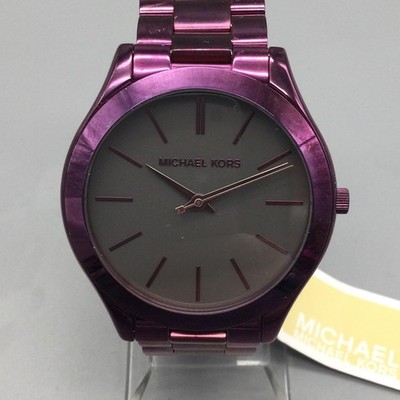 Michael Kors Metallic Plum Women\'s Bracelet Watch ON SALE (Model Watch) Michael Kors Parker Purple Dial Mk6169  main image 2