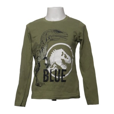 Jurassic World, Langarmshirt, Größe: 122/128, Grün, Baumwolle, Print #Jma