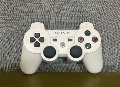 Sony Playstation 3 PS3 Sixaxis DualShock 3 Controller WHITE Untested