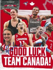 NATALIE ACHONWA Signed 8.5 x 11 Photo WNBA Basketball CANADA Olympics NOTRE DAME