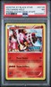 2016 POKEMON XY STEAM SIEGE BLACK STAR STAFF PROMO #XY145 VOLCANION-HOLO PSA 7