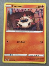 Pokemon TCG * 24/159 Larvesta Common * Crown Zenith SWSH * NM