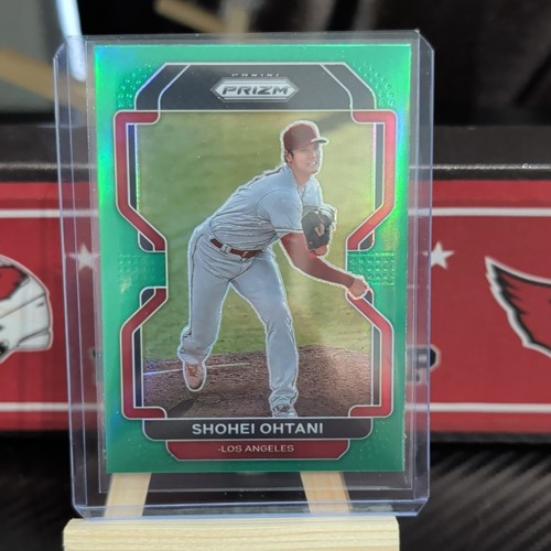 Panini 2022 Prizm Shohei Ohtani Angels #41 Green Prizm Baseball Card