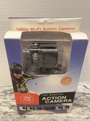 1080P WiFi Action Camera 2  Screen Full HD Waterproof