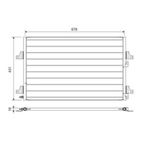 Kondensator Klimaanlage Valeo 814007 FüR Renault Espace IV