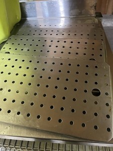 Vollrath 20000 Super Pan V S/S Full Size False Bottom Lot of 5