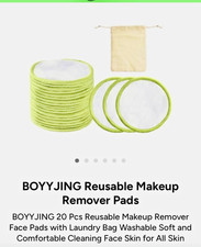 Reusable Makeup Remover Pads - 20 PACK- WITH LAUNDRY BAG