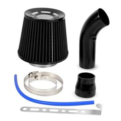 BARTOO 3''' Cold Air Intake Kit - Aluminum Automotive Cold Air Pipe Pipe - Black