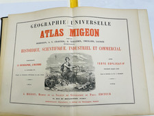 Atlas Migeon – Géographie Universelle 1884 – Rare
