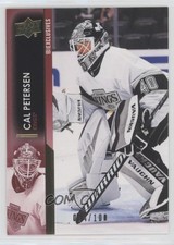 2021-22 Upper Deck Series 1 Exclusives 84/100 Cal Petersen #86 av1