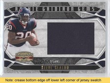 2008 Donruss Gridiron Gear Rookie Gems Jumbo Jerseys 24/50 Steve Slaton READ 0o9