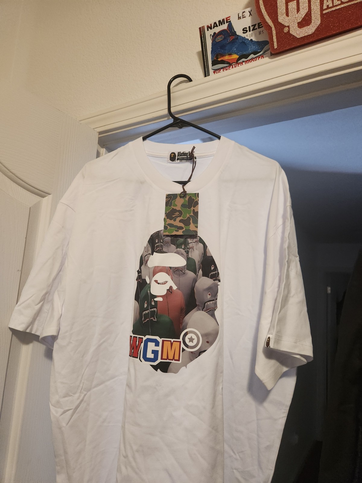BAPE BAPE WGM White Tee in XXL 2XL Brand New