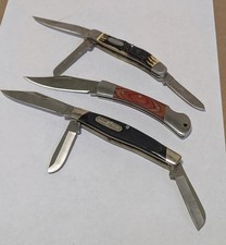 Buck USA 301 Pocket Knife, Bar Creek Folding Pocket Knife & Winchester Stockman 