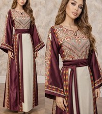 Hand Embroidered Dress Palestinian Thobe Elegant Women s Traditional Dress abaya