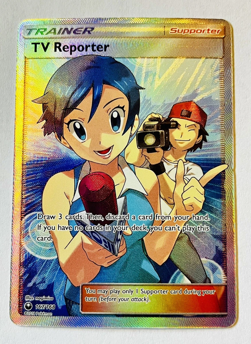 tv reporter pokemon card TV Reporter Pokémon TCG Cards for sale