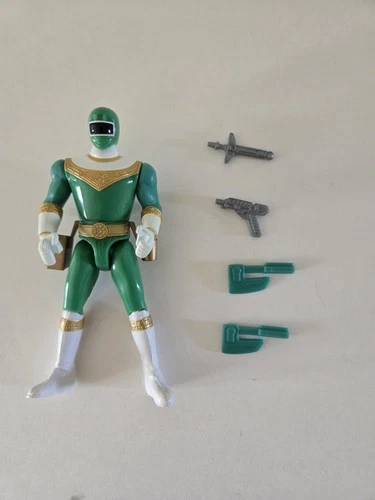 Vintage Bandai Power Rangers 1996 Zeo Green Power Ranger Action Figure MMPR