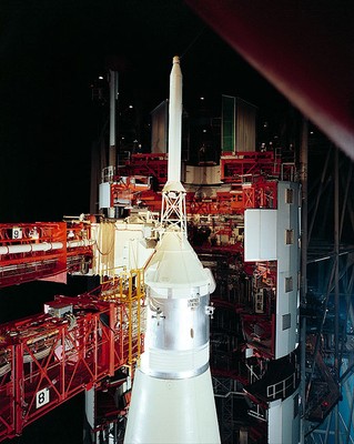 APOLLO 8 SPACECRAFT ON LAUNCH PAD NASA  PHOTOGRAPH PHOTO PRINT