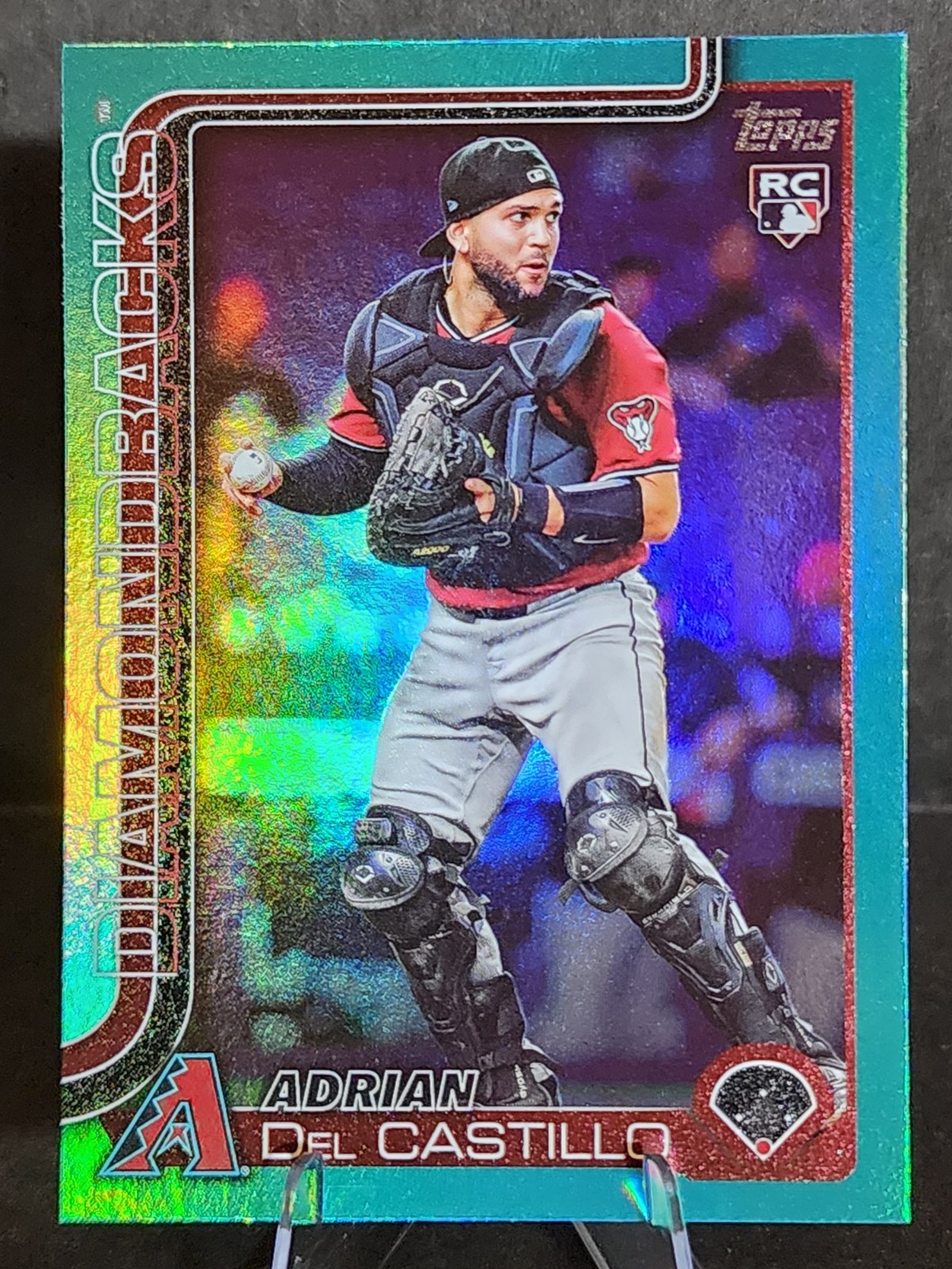 2025 Topps Series 1 - Adrian Del Castillo #226 Aqua Foil (RC)
