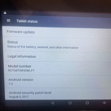 RCA android Tablet With Keyboard