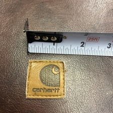    CARHARTT Rugged Patch Tag Tags Patches 1.25" Stitch On Logo Patch Brown   