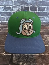 Vtg American Needle SnapBack Hat 1993 Rocky and Bullwinkle Rocky Universal MCA