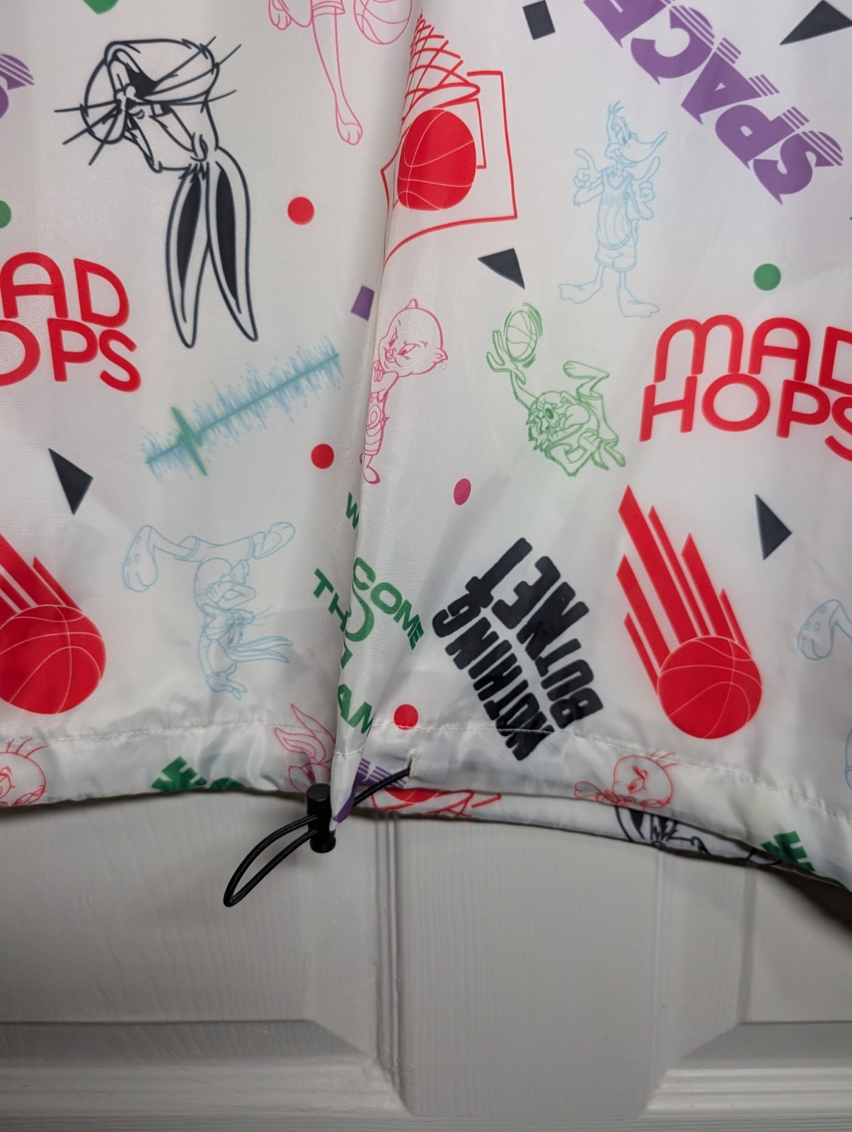 Space Jam Pullover Half Zip Large Windbreaker Type - image 2