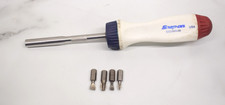 Vintage Snap-on Tools Usa Ssdmr4b Ratcheting Screwdriver Hard To Find W4 Bits Vintage Snap-on Tools Usa Ssdmr4b Ratcheting Screwdriver Hard To Find W4 Bits