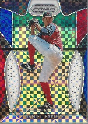 2019 Panini Prizm Draft Picks Prizms Red White and Blue #24 Daniel Espino /99