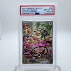 Eevee 188/167  Twilight Masquerade Holo Erica Schroeder Autograph PSA 10 AUTO 9
