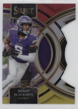 2023 Panini Select Premier Level Red & Yellow Prizm Die-Cut Mekhi Blackmon 0t02
