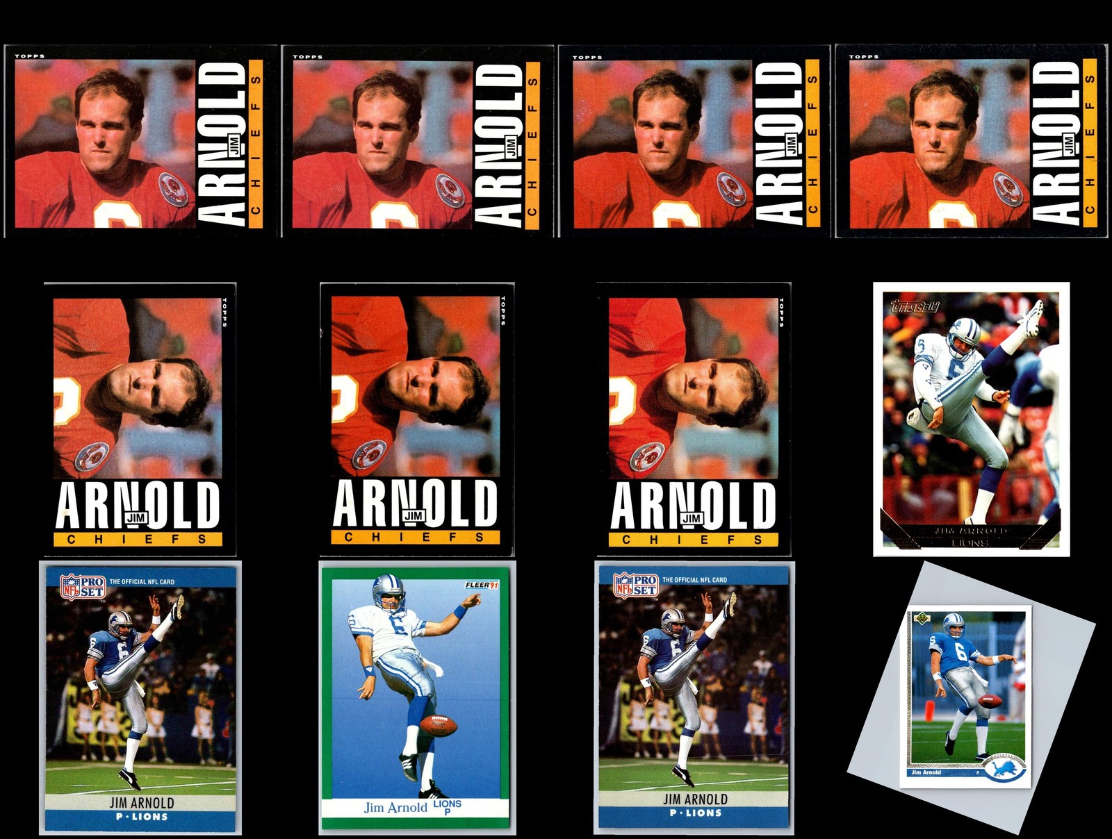 Jim Arnold (19) Card Lot - FREE SHIPPING