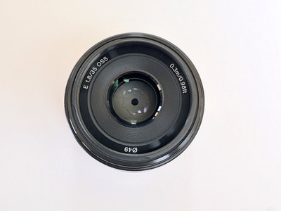Sony 35mm F/1.8 OSS Prime, E Mount lens w/F & R caps
