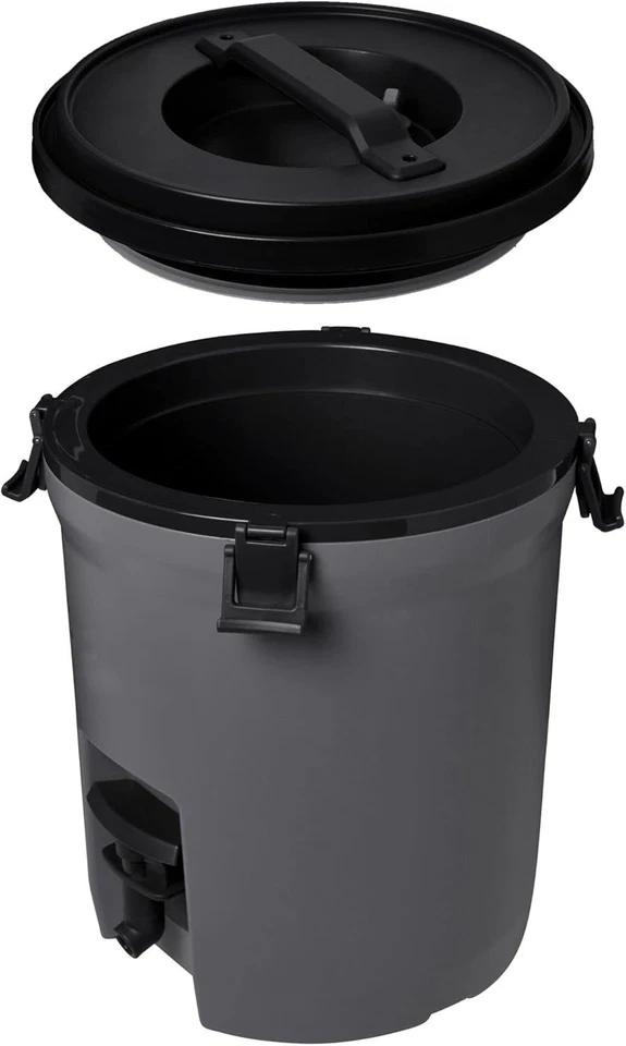 Jarra de agua de flujo rápido y tapa de espuma con pestillo, 2 galones, plástico Foto 2 de 4