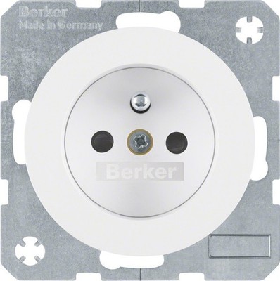 Berker Steckdose pows/gl 6765762089 Abdeckung Stecker Steckdosen Elektrik
