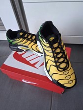 Nike Air Max Plus GS baskets enfant unisexe jaune/noir/vert/blanc EU 38,5