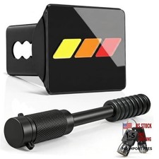 Hitch Cover for 2 Inch Receivers with 5/8-Inch Pin Diameter Anti Tri-Color